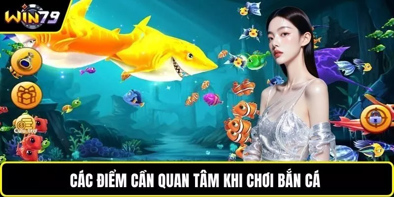 Các điểm cần quan tâm khi chơi bắn cá